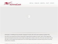 Tablet Screenshot of echinacash.com
